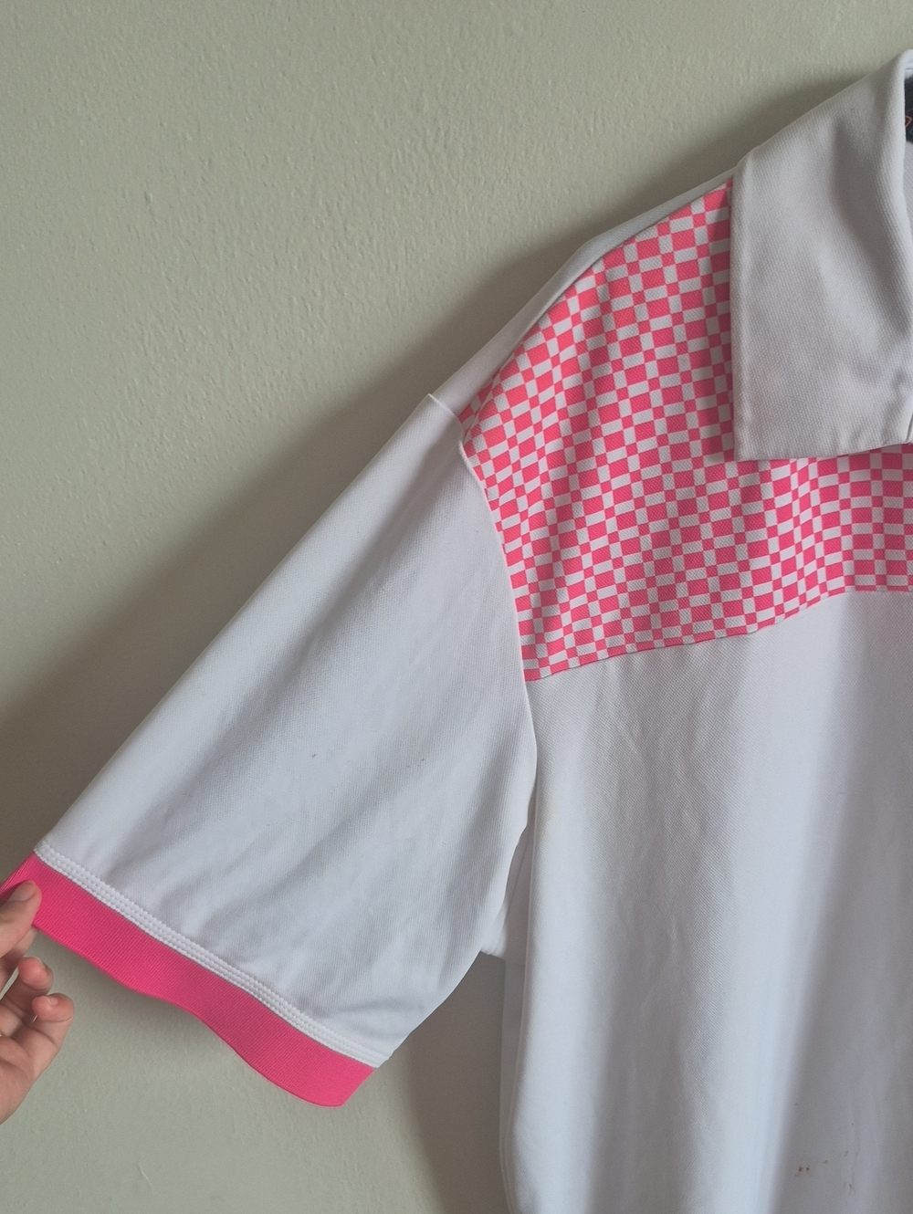 Pink Classic Adidas Golf Polo Shirt– Size 2XL - Picture 4 of 4